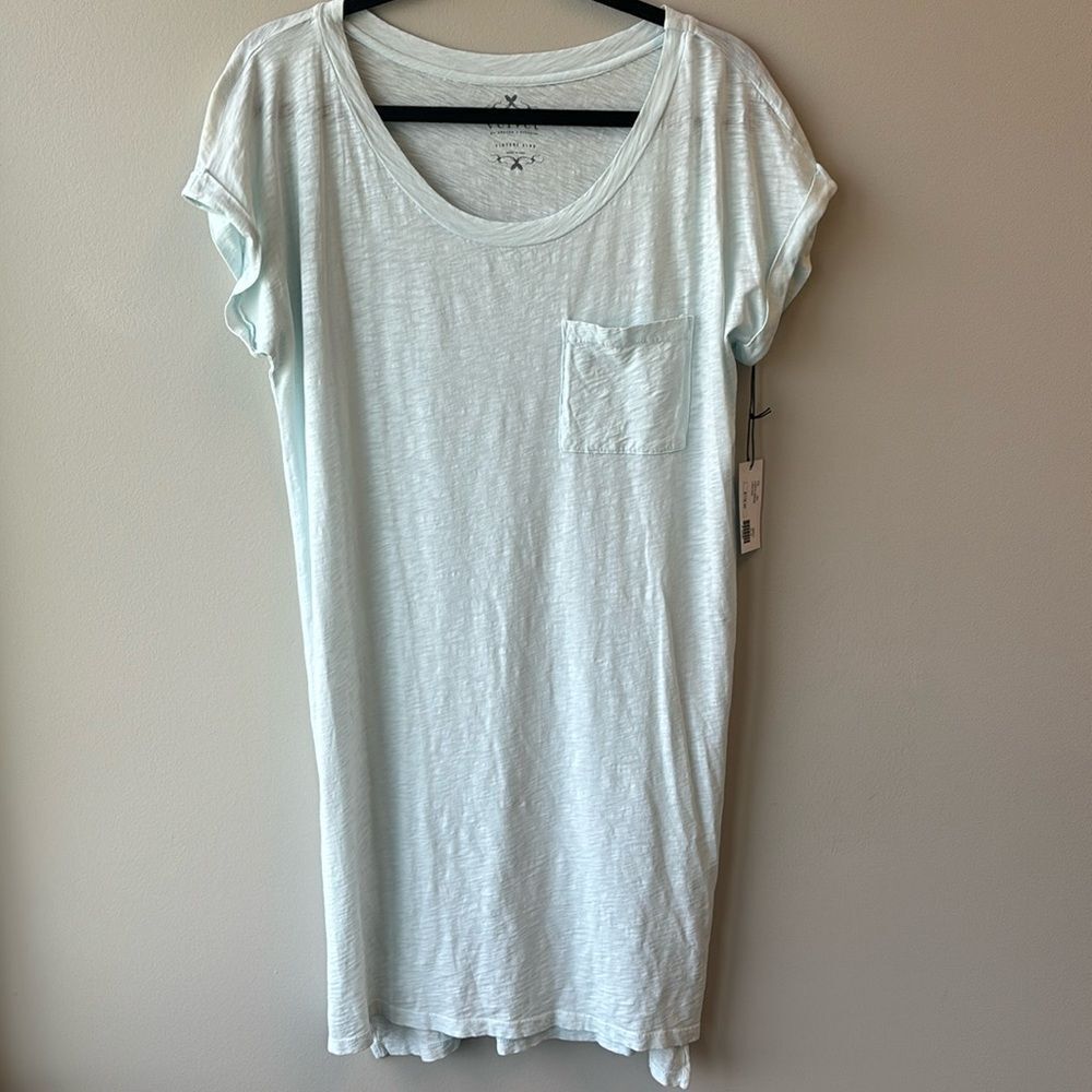 Velvet by Graham & Spencer Mint Green T-Shirt Dress